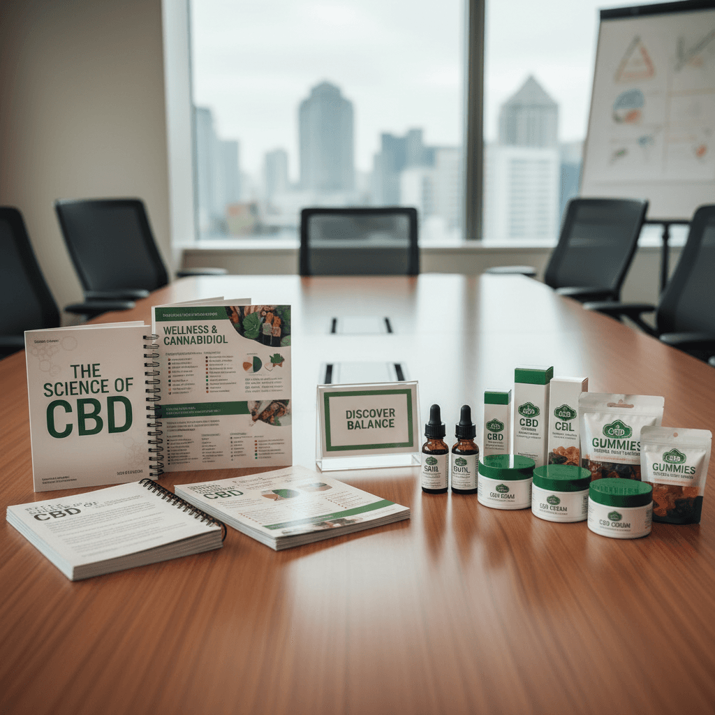 CBD education materials and samples