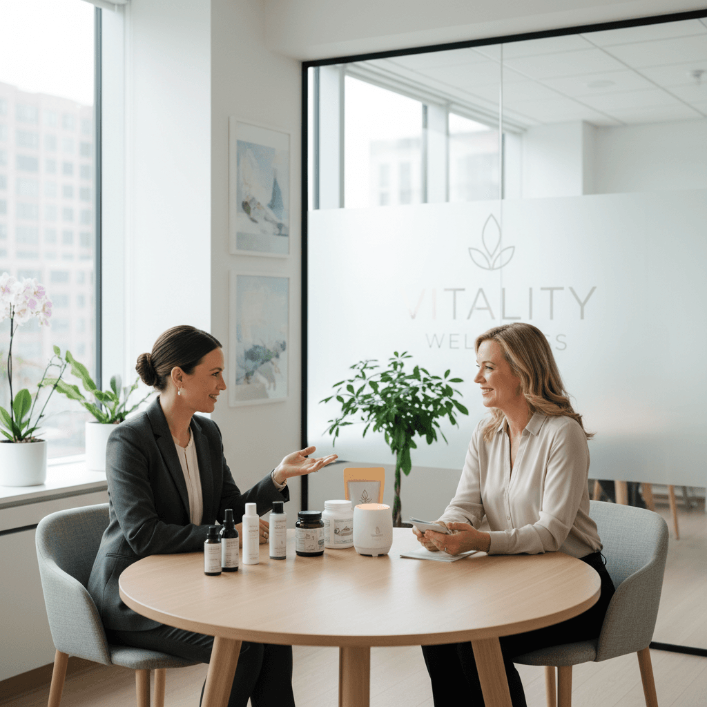 CBD product consultation session